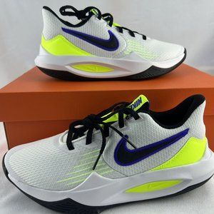 Nike Precision 5 Men’s Basketball Shoes Sneakers CW3403-100 New Multiple Sizes